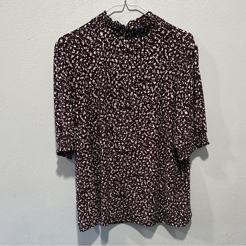 Women’s Speckled Short Sleeve Blouse